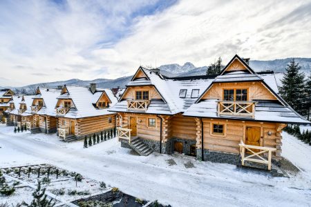 Cabins-built of wooden 110336